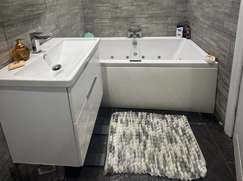 Dust Busters bathroom clean